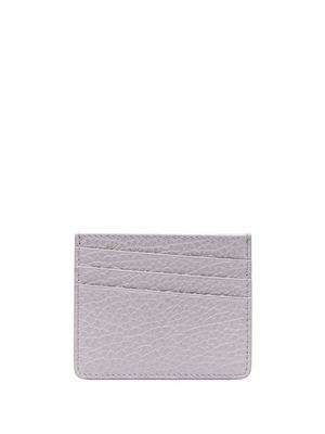 Maison Margiela porte-cartes à logo imprimé - Violet