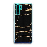 Gouden marmer: Huawei P30 Pro Transparant Hoesje