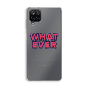 Whatever: Samsung Galaxy A12 Transparant Hoesje
