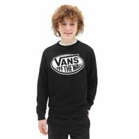 Herensweater zonder Capuchon Vans Off The Wall Zwart - Maat: M