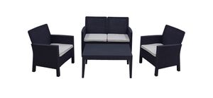 Kunststof loungeset Lova (incl. kussens)