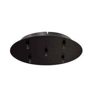 FITU vijfvoudig rozet zwart plafond
