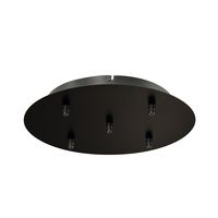FITU vijfvoudig rozet zwart plafond