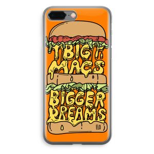 Big Macs Bigger Dreams: iPhone 8 Plus Transparant Hoesje