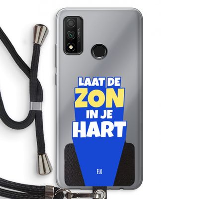 Laat de zon in je hart: Huawei P Smart (2020) Transparant Hoesje met koord