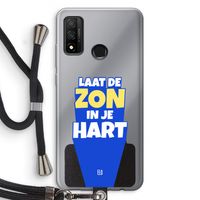 Laat de zon in je hart: Huawei P Smart (2020) Transparant Hoesje met koord