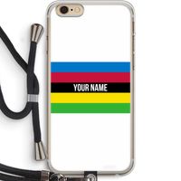 WK Wielrennen: iPhone 6 PLUS / 6S PLUS Transparant Hoesje met koord