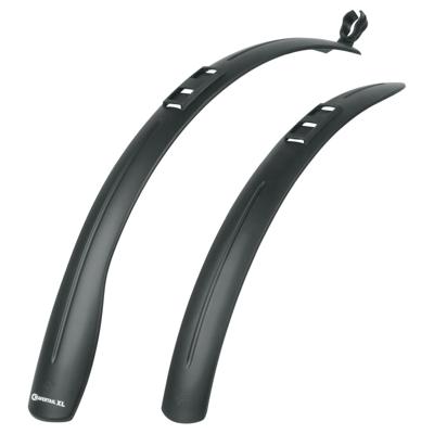 SKS Spatbordset 26/28 beavertail xl pvc zw