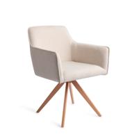 Jesper Home Draaibare Eetkamerstoel 'Hofu' Turn Peach, kleur Enoki