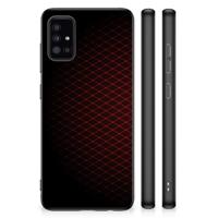 Samsung Galaxy A51 Bumper Case Geruit Rood Samsung Galaxy A51 Bumper Case Geruit Rood
