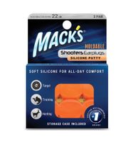 Shooters moldable earplugs orange - thumbnail