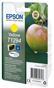 Epson inktcartridge T1294, 515 pagina's, OEM C13T12944012, geel 10 stuks