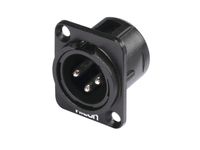 HICON XLR mounting plug 3pin HI-X3DM-M - thumbnail