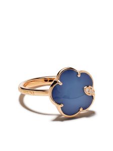 Pasquale Bruni "bague Petit Jolie en or rose 18ct ornée d'agate, de lapis lazuli et de diamant"