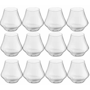 16x Drinkglazen/waterglazen transparant 220 ml Artisan