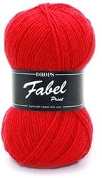 Drops Fabel Uni Colour 106 Red