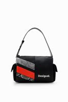 Middelgrote tas met patch - BLACK - U - thumbnail