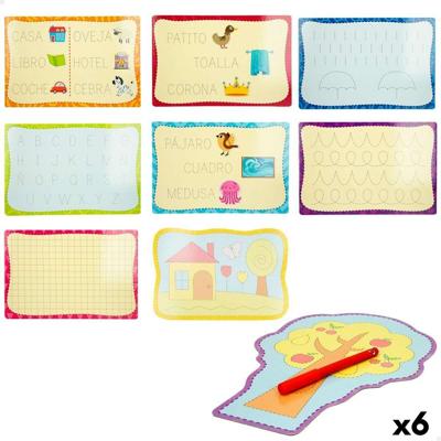 Educatief Spel Lisciani Giochi Montessori Kalligrafie (6 Stuks)