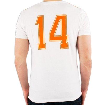 Cruyff - Holland Retro Uitshirt WK 1974 + Nummer 14