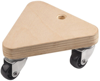 Metafranc meubelroller 134x134x134 sh/pp w - wu0822140