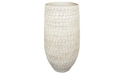 Pot hoog renzo d31h68cm crème