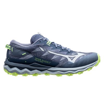 Mizuno Hardloopschoenen Wave Daichi 7 - Blauw/Blauw/Groen Vrouw Mizuno Hardloopschoenen Wave Daichi 7 - Blauw/Blauw/Groen Vrouw
