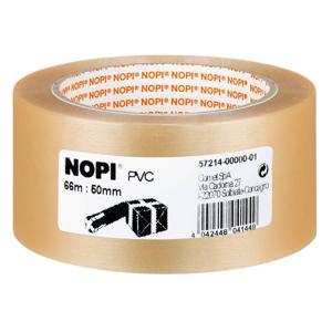 Nopi PVC 57214-00000-01 Pakband Transparant (l x b) 66 m x 50 mm 1 stuk(s)