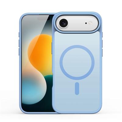 Dux Ducis Yind iPhone 17 Air hoesje - slanke backcover met MagSafe ondersteuning - Lichtblauw