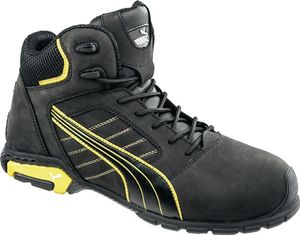 Puma Veiligheidslaars | maat 44 zwart/geel | S3 SRC EN ISO 20345 | nubuckleer | 1 stuk - 63.224.0-44 63.224.0-44