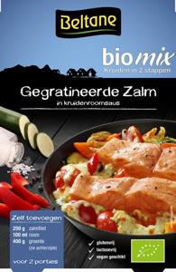 Beltane Gegratineerde zalm kruiden bio