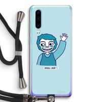 Zwaai: Huawei P30 Transparant Hoesje met koord