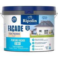 Klassieke 2 in 1 gevelverf - RIPOLIN - 474647 - Steentint - Mat - 10 L