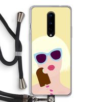 Ice cream: OnePlus 8 Transparant Hoesje met koord