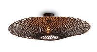 GOOD&MOJO Plafondlamp 'Kalimantan' Bamboe, 87cm, kleur Zwart/Naturel