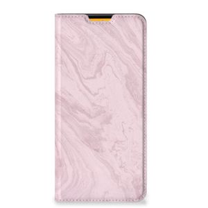 Samsung Galaxy M52 Standcase Marble Pink - Origineel Cadeau Vriendin