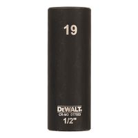 DeWalt Accessoires Impact dop 19mm 1/2" (Lang - 78mm) - DT7553-QZ - thumbnail