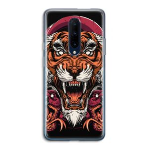 Tiger and Rattlesnakes: OnePlus 7 Pro Transparant Hoesje