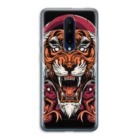 Tiger and Rattlesnakes: OnePlus 7 Pro Transparant Hoesje