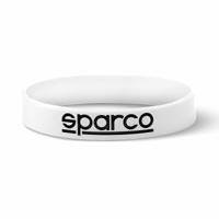Sparco S099093BI10 Siliconen 9 cm Wit (Één maat) (10 Stuks) Heren armband