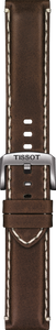 Horlogeband Tissot T1256171604100 / T600044980 Leder Bruin 22mm