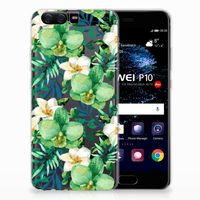 Huawei P10 TPU Case Orchidee Groen - thumbnail