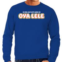 Verkleed sweater voor heren - Oya lele - blauw - carnaval - foute party