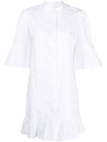 See by Chloé robe-chemise à manches longues - Blanc