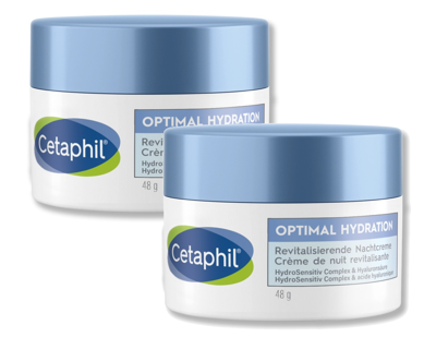 Cetaphil Optimal Hydration Revitaliserende Nachtcrème? Duoverpakking