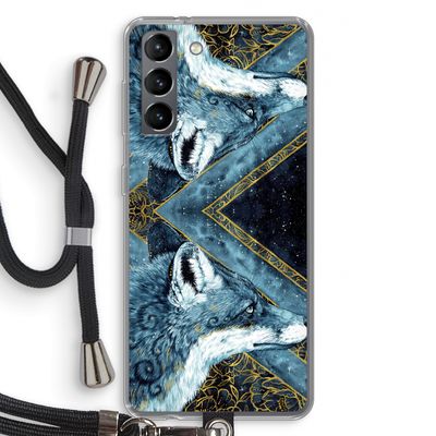 Golden Fox: Samsung Galaxy S21 Transparant Hoesje met koord