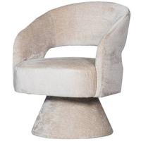 WOOOD Ebba Draaibare Fauteuil - Chenille - Naturel - 82x71x64 - thumbnail