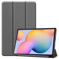 Tri-Fold Series Samsung Galaxy Tab S6 Lite 2020/2022/2024 Folio Case - Grijs - thumbnail