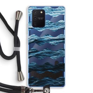 Oceaan: Samsung Galaxy Note 10 Lite Transparant Hoesje met koord