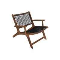 HSM - HSM Collection-Loungestoel met Arm Charita-83x80x70-Naturel-Teak - thumbnail