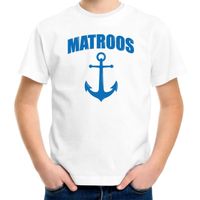 Matroos met anker verkleed t-shirt wit voor kinderen XL (158-164)  -